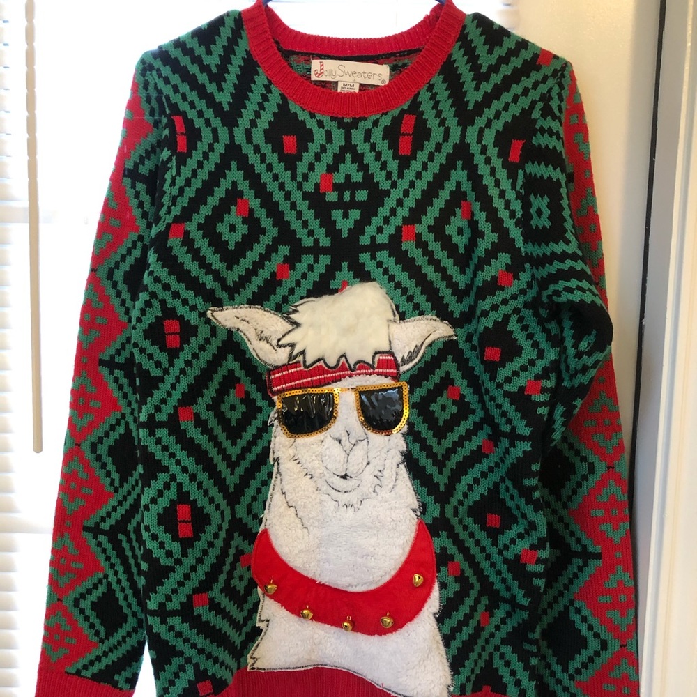 Jolly Sweaters Holiday Llama Sweater!